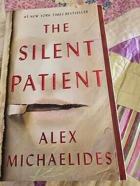 The Silent Patient - Red and Cream Paperback Book